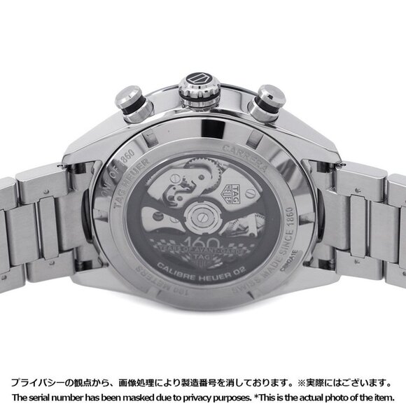 TAG HEUER Carrera 160th Anniversary Silver Dial Limited Edition Chronograph - Picture 5 of 8